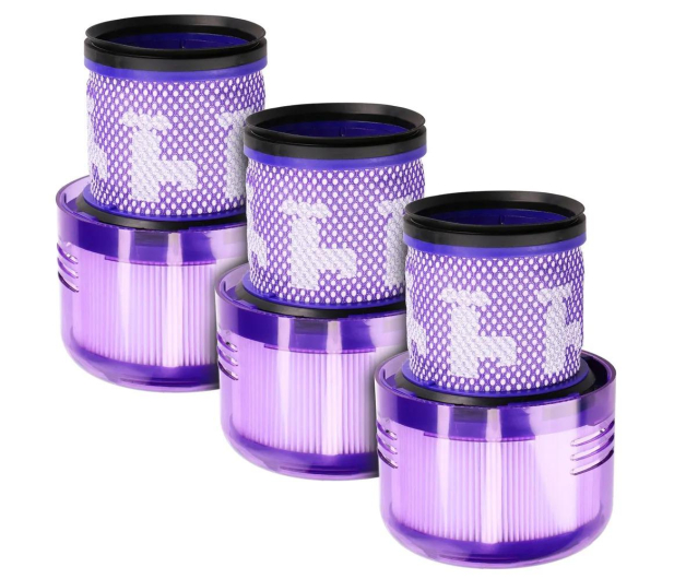 ExtraLink Zestaw 3 zmywalnych filtrów do odkurzacza Dyson V11/SV14/SV1 - 1490765 - zdjęcie